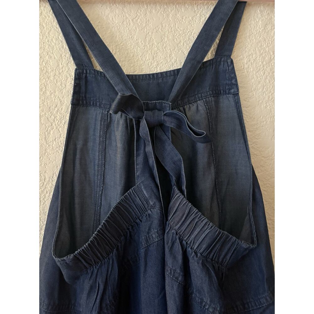 NEW Natural Life Dakota Tie-Back Dress Denim Blue Size Medium NWT Boho Pockets - Picture 6 of 9